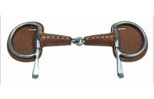 Mors brisé cuir - Racing Tack - T.125