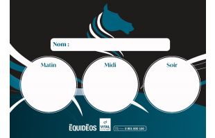 Plaque de box - Équidéos