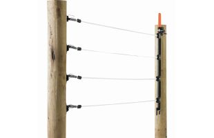 Kit barrière 4 rubans 12.5mm blanc 6m - Gallagher