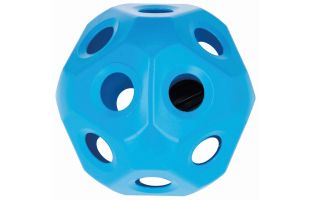 Balle à foin bleue